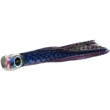 Black Bart Beast Micro Bait Lure - Purple Blue Dot/Silver Tiger