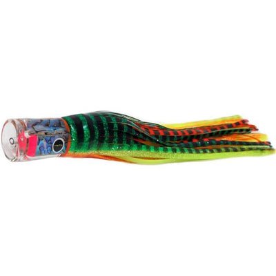 Black Bart El Squid Senior Medium Tackle Lure - Green Orange Tiger/Orange Yellow Tiger - Bulluna.com