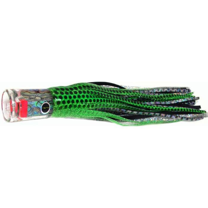 Black Bart El Squid Senior Medium Tackle Lure - Green Dot/Black Dot - Bulluna.com