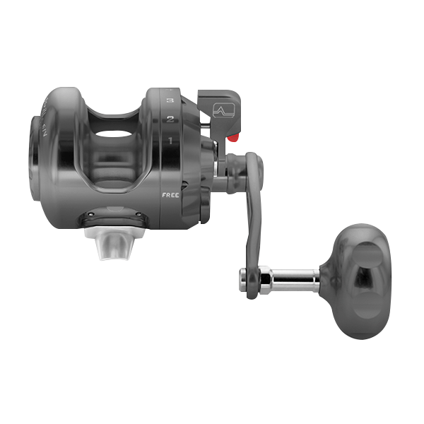 Alutecnos Albacore Gorilla 6V One Speed Reel - Gun Metal - Bulluna.com