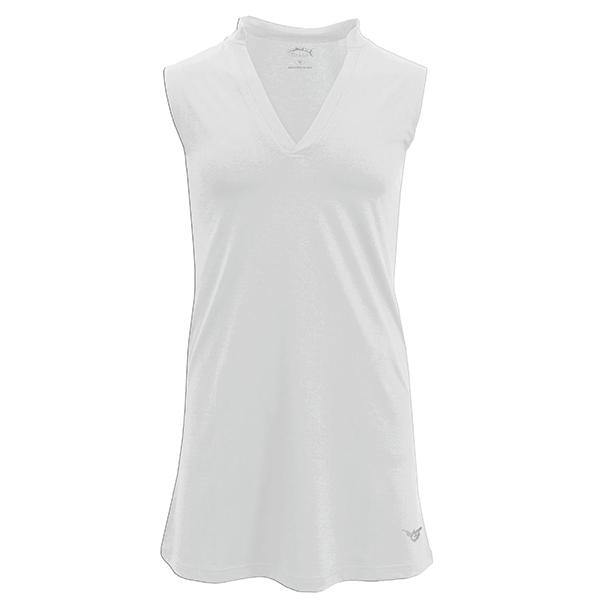 Bluefin USA Ladies V-Neck Cover Up Solid White - Women - Bulluna.com