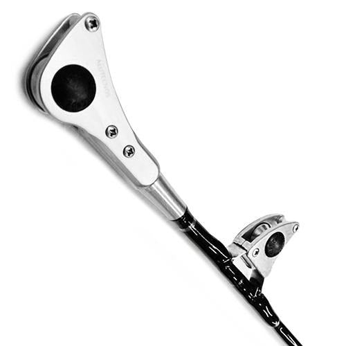 Alutecnos Albacore 50 Pound 2 Piece 7 Feet 1 Inch Big Game Trolling Rod - Curved - Bulluna.com