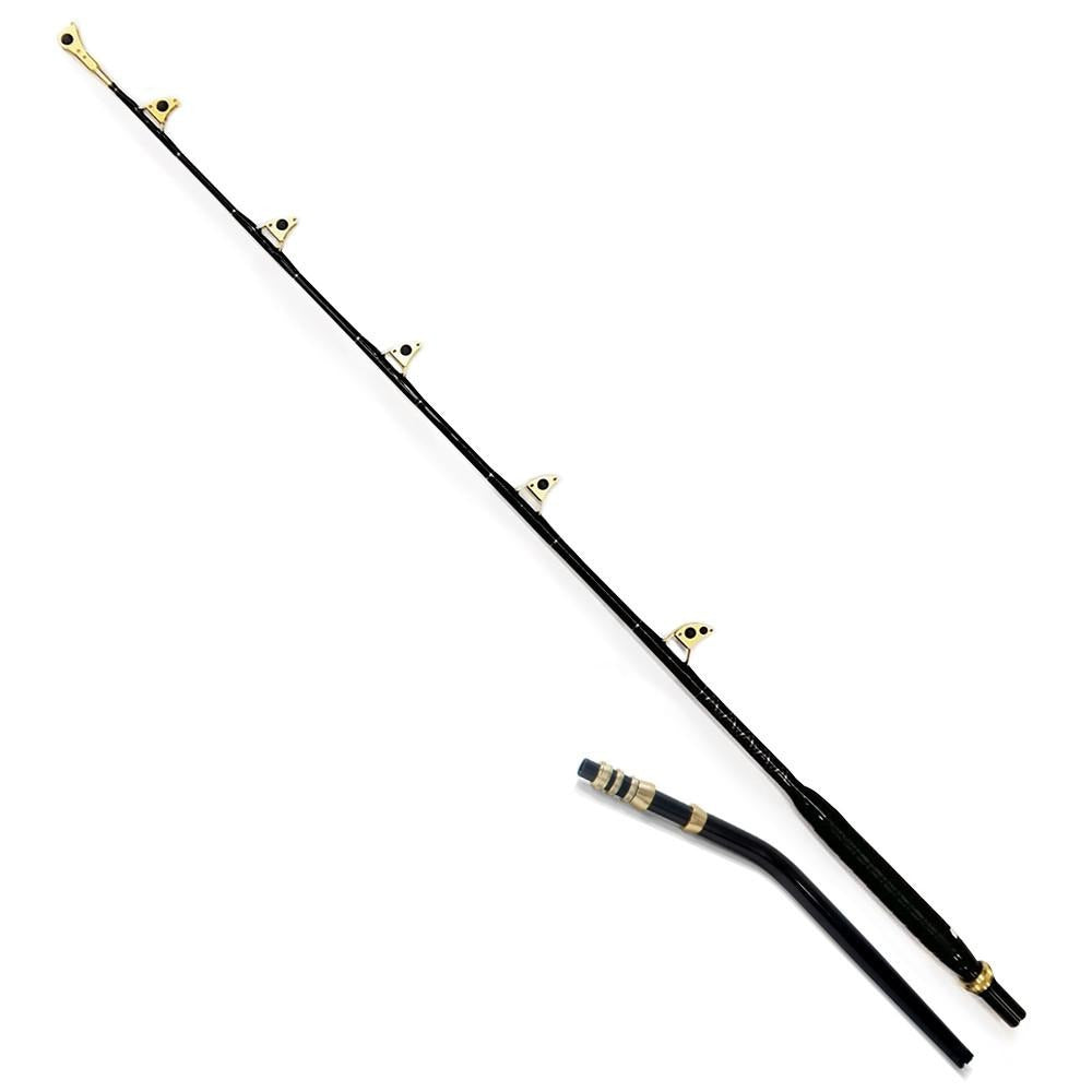 Alutecnos Albacore 50 Pound 2 Piece 7 Feet 1 Inch Big Game Trolling Rod - Curved - Bulluna.com
