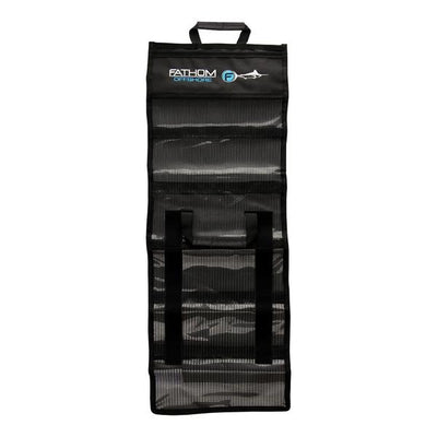 Fathom 6 Pocket Roll Up Lure Bag - Medium - Black - Bulluna.com