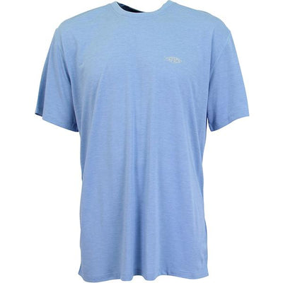 Aftco Fishtale Kottinu Magnum Blue Short Sleeve Performance Shirt - Bulluna.com