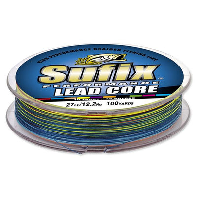 Sufix Performance Lead Core - 27 Pounds 100 Yards - 10 Colors - Bulluna.com