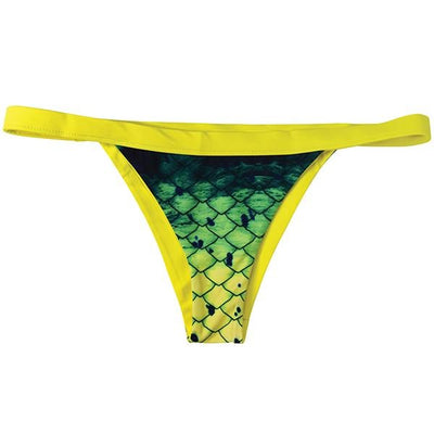 Pelagic Rio Dorado Green Reversible Bikini Bottom - Women - Bulluna.com