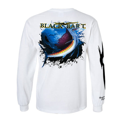 Black Bart Sailfish Long Sleeve T-Shirt - Bulluna.com