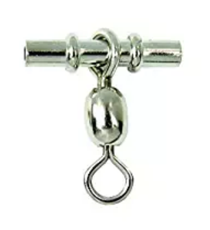 Billfisher Sleeve Swivels Nickel 10 Pack - Bulluna.com