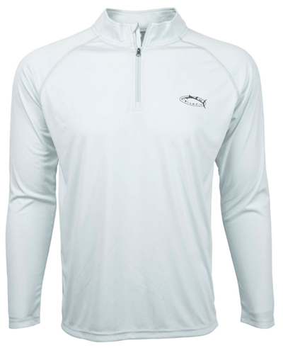 Bluefin USA Rasguard Bimini White Long Sleeve Sun Shirt - Bulluna.com
