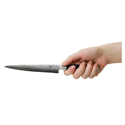 Shun Classic 6 Inch Serrated Utility Knife - Bulluna.com