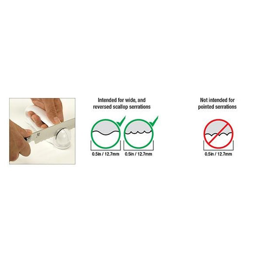 Shun Kai Serrated Knife Sharpener - Bulluna.com