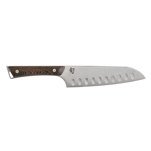 Shun Kanso 7 Inch Hollow-Ground Santoku Knife - Bulluna.com