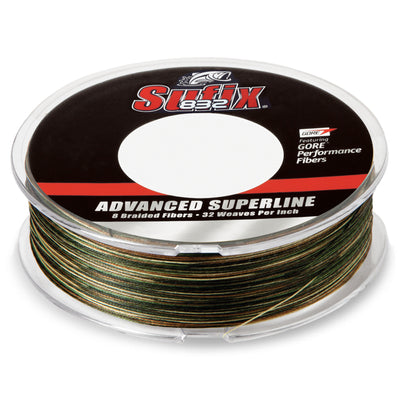 Sufix 832 Advanced Superline Braid - 80 Pounds 600 Yards - Camo - Bulluna.com