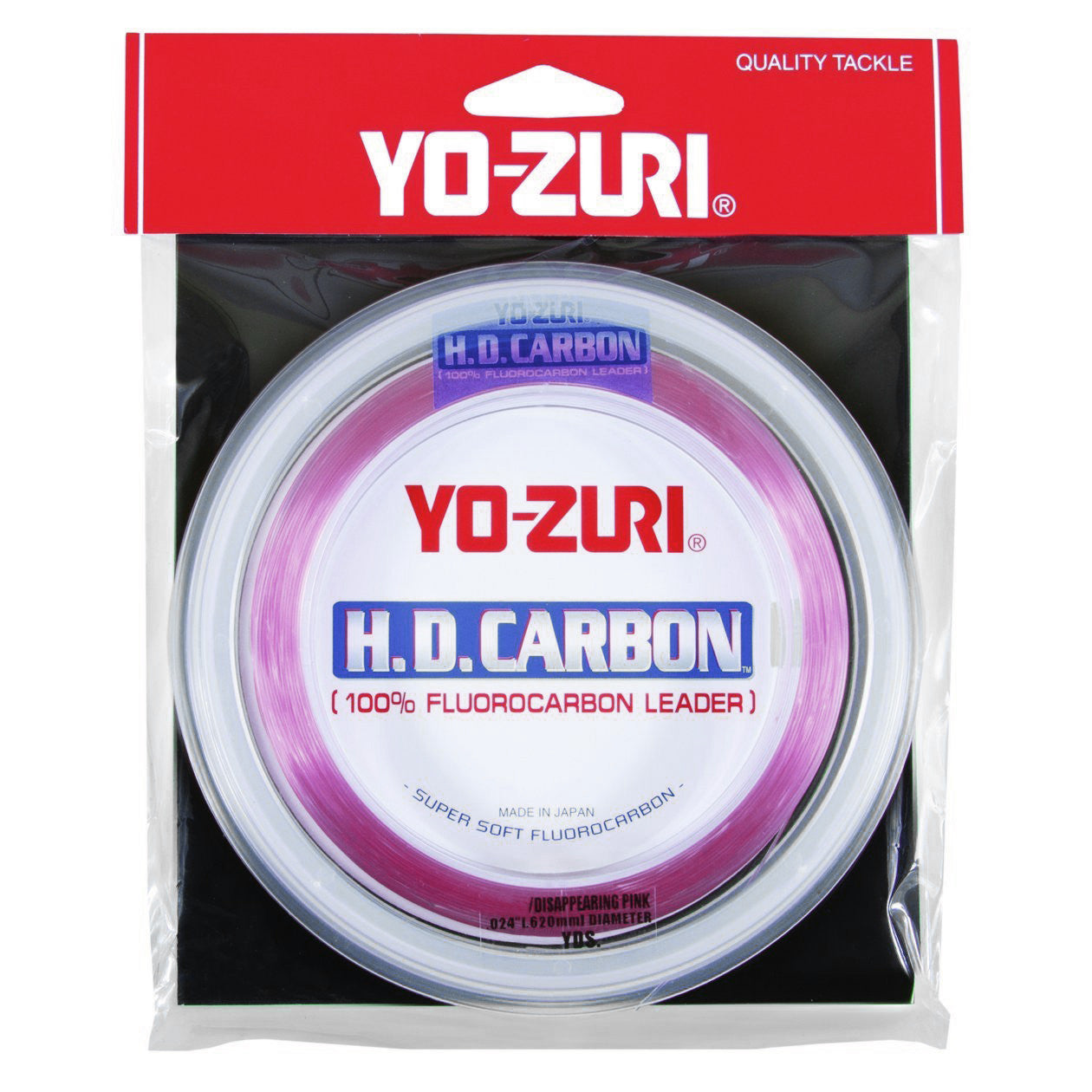 Yo-Zuri H.D Carbon Disappearing - 30 Yards - Pink - Bulluna.com