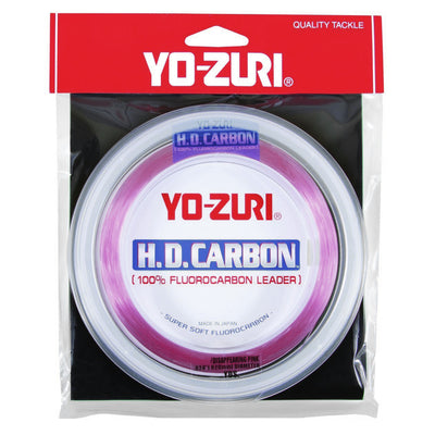 Yo-Zuri H.D Carbon Disappearing - 30 Yards - Pink - Bulluna.com