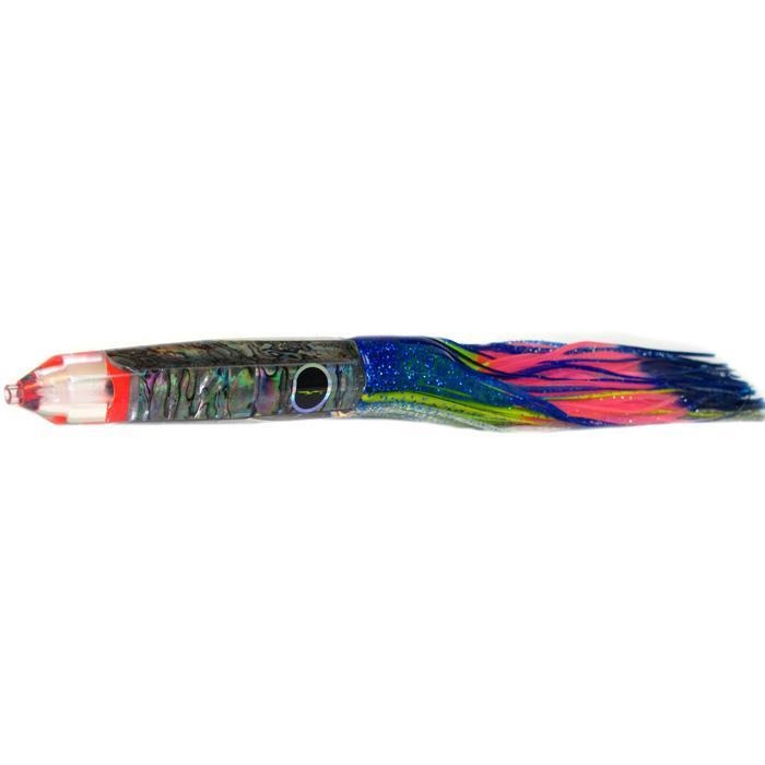 Black Bart Wahoo Candy Medium Heavy Tackle Lure - Blue Yellow/Rainbow - Bulluna.com