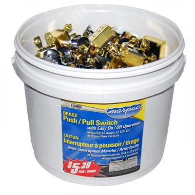 Marpac Bucket of Savings - Push/Pull Switches - 2 Positions: Off-On - Bulluna.com