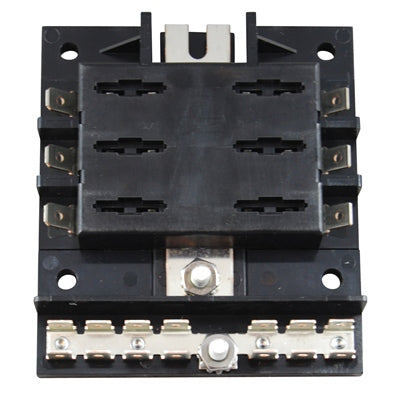 Marpac ATO/ATC Fuse Blocks with Ground Bus Bar - 6 Gang - Bulluna.com