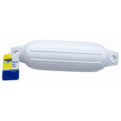 Marpac Inflatable Vinyl Fender - 5-1/2 x 20 Inches - White - Bulluna.com