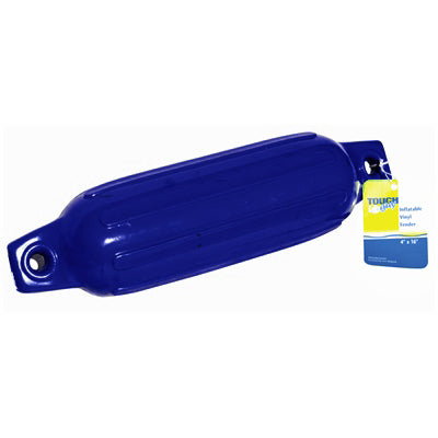 Marpac Inflatable Vinyl Fender - 6-1/2 x 23 Inches - Navy - Bulluna.com