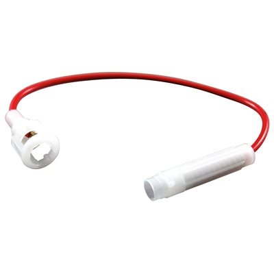 Marpac Plastic Inline Fuse Holder - Fuse Not Included - 8 Inch Wire Loop - Bulluna.com
