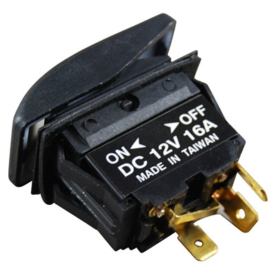 Marpac Euro-Style Rocker Switch - Illuminated - 2 Position - On-Off, SPST - Bulluna.com