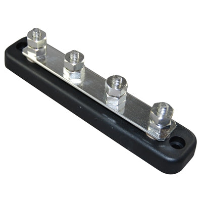 Marpac Premier Common Bus Bar - 1/4 Inch Stud Terminals - Continuous Rating 130 Amperes AC - 150 Amperes DC - Bulluna.com
