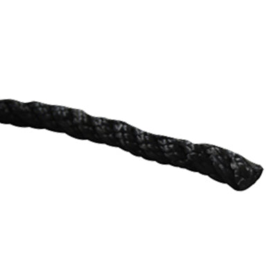 Marpac Twisted Nylon Dock Line - 1/2 Inch x 15 Feet - Black - Bulluna.com