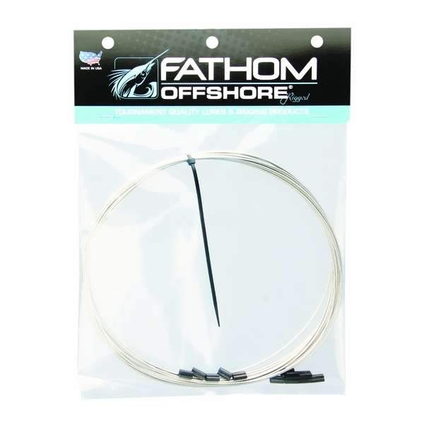 Fathom Offshore Cable 49 Strand Stainless Steel 920 Pounds 30 Feet Coil - Bulluna.com