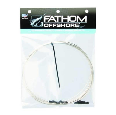 Fathom Offshore Cable 49 Strand Stainless Steel 480 Pounds 30 Feet Coil - Bulluna.com