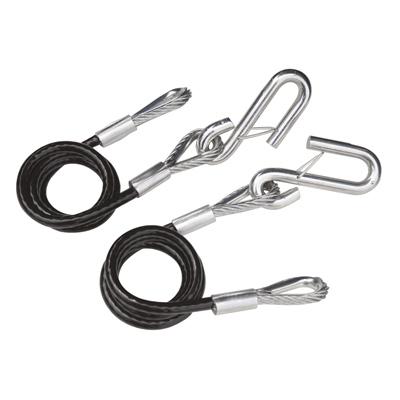 Tie Down Black Vinyl Jacketed With Safety Latch Hook - Class 4 - Capacity 7,000 Pounds - Bulluna.com