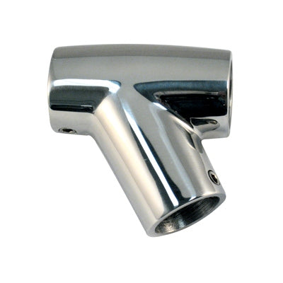 Marpac Cast Stainless Steel Rail Fittings - 60 Degree Tee - 7/8 Inch OD Tubing - Bulluna.com