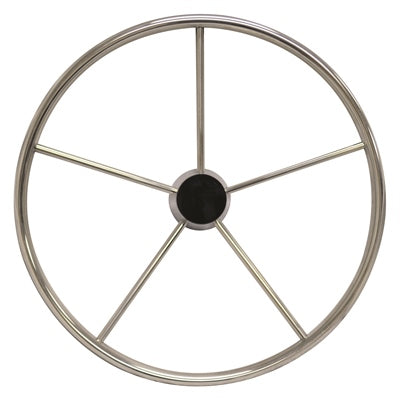 Marpac Stainless Steel Steering Wheels - 5 Spoke Destroyer Type - 20 Inch Diameter - Bulluna.com