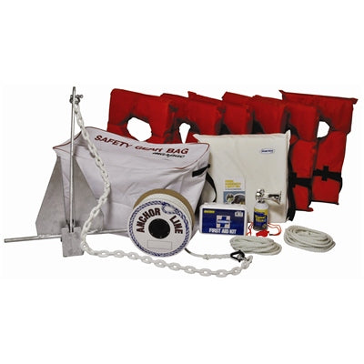 Marpac Pre-Packaged USCG Compliance and Safety Kit - UPS Able - The “Deluxe Yachters” Non-Haz-Mat - Bulluna.com