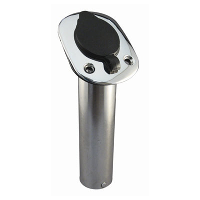 Marpac Flush Mount Rod Holder Stainless Steel Stamped With Liner And Cap - 30 Degrees - Bulluna.com