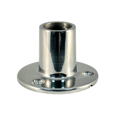 Marpac Cast Stainless Steel Rail Fitting - 90 Degree Round Base - 2-5/8”