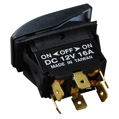 Marpac Euro-Style Rocker Switch - Illuminated - 3 Position - On-Off-On, SPDT - Bulluna.com