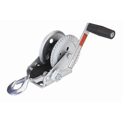 Tough Guy Trailer Winch - 1,000 Pounds - 4 to 1 Gear Ratio - 12 Feet Strap - Bulluna.com
