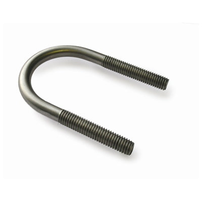 Tough Guy Galvanized Round U-Bolts - 7/16” Thread - 5-1/4” Long  - 2-1/2” Inside Width