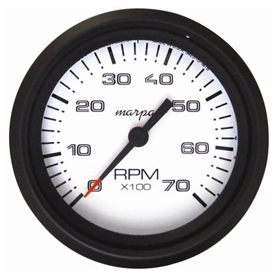 Marpac Premier Elite Domed Tachometer - 0 - 7,000 RPM - 3-3/8 Inches - Bulluna.com