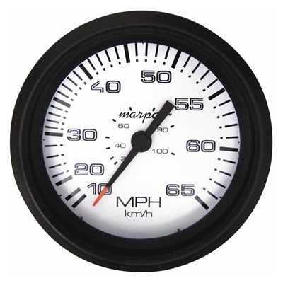 Marpac Premier Elite Domed Speedometer - 10 - 65 MPH - 3-3/8 Inches - Bulluna.com