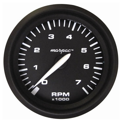 Marpac Premier Performance Domed Tachometer - 0 - 7,000 RPM - 3-3/8 Inches - Bulluna.com