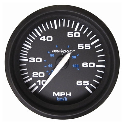 Marpac Premier Performance Domed Speedometer - 10 - 65 MPH - 3-3/8 Inches - Bulluna.com
