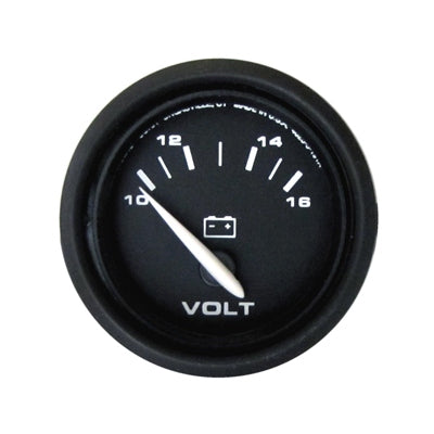 Marpac Premier Performance Domed Voltmeter - 10 - 16 Volts - 2-1/16 Inches - Bulluna.com
