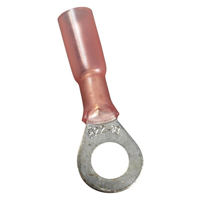 Marpac Heat Shrink Ring Tongues - 22-18 AWG - #10 - Red - Bulluna.com