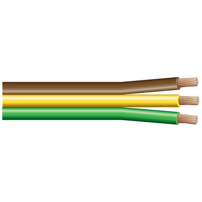 Marpac Bonded Parallel Wire - 3-Conductor - 16 Gauge - Brown/Yellow/Green - 100 Feet - Bulluna.com