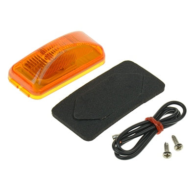 Tough Guy Snap-In Bezel Trailer Clearance Marker Light - Light Module Only - Amber