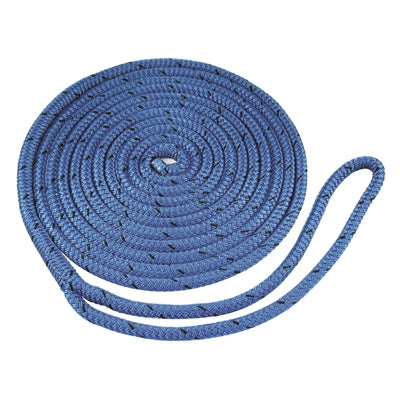 Marpac Braided MFP Dock Line - 1/2 Inch x 20 Feet - Blue - Bulluna.com