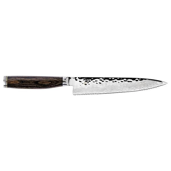 Shun Premier 6.5 Inch Serrated Utility Knife - Bulluna.com